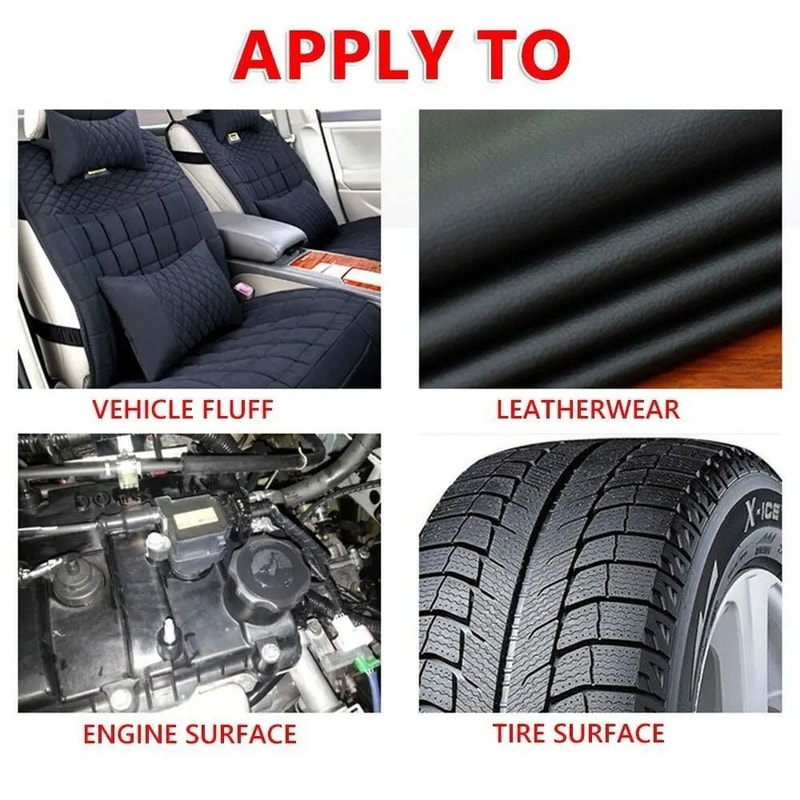 High Wind Speed Car Interior Cleaning Air Blowing Gun With Brush Attachment 1