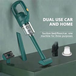 cordless mini handheld vacuum cleaner with type c charging for car, sofa, and pet hair