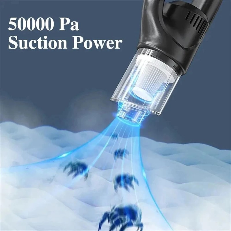 Cordless Mini Handheld Vacuum Cleaner With Type C Charging For Car Sofa And Pet Hair 4