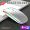 Rechargeable Silent Wireless Mouse With Bluetooth Dual Mode And LED Backlight 8