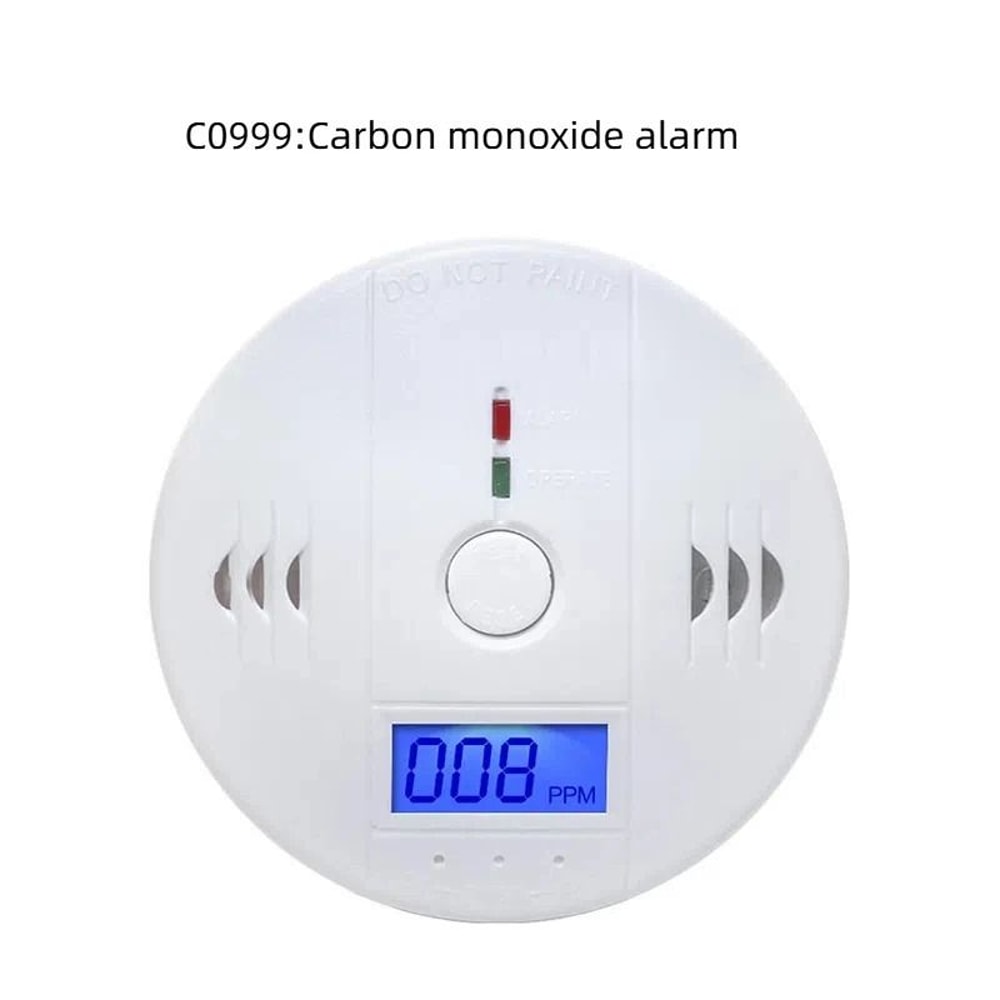 Battery Powered Carbon Monoxide Alarm Detector With LCD Display And 85dB Warning 6