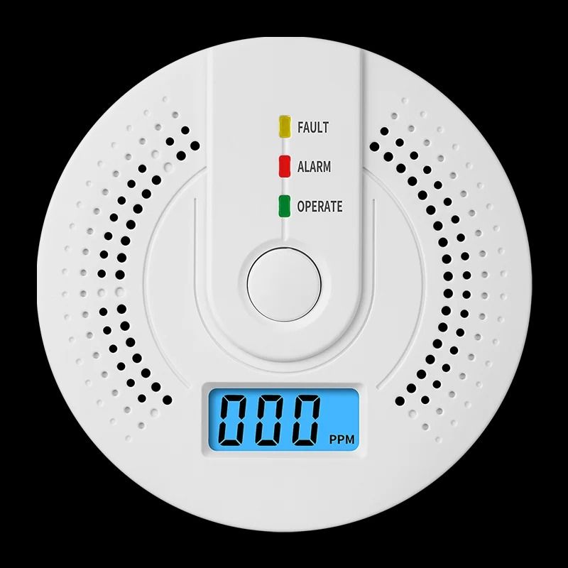 Battery Powered Carbon Monoxide Alarm Detector With LCD Display And 85dB Warning 9