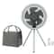 10000mAh Rechargeable Camping Fan With LED Light And Power Bank Tripod Design 7