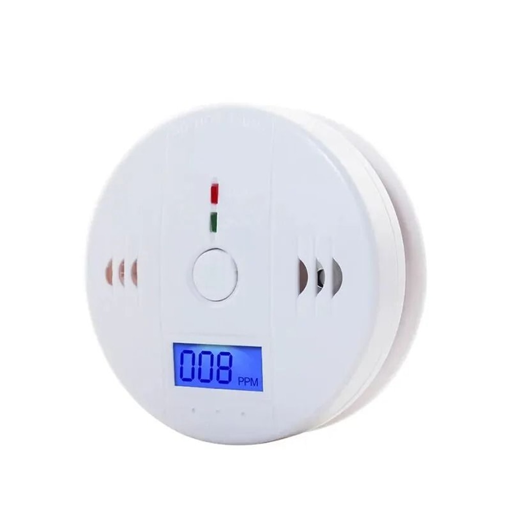 Battery Powered Carbon Monoxide Alarm Detector With LCD Display And 85dB Sound Alert 3
