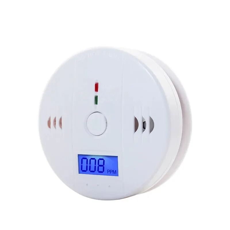 Battery Powered Carbon Monoxide Alarm Detector With LCD Display And 85dB Sound Alert 3