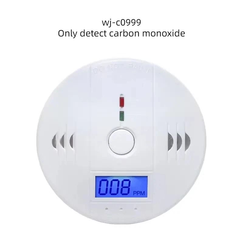 Battery Powered Carbon Monoxide Alarm Detector With LCD Display And 85dB Sound Alert 6