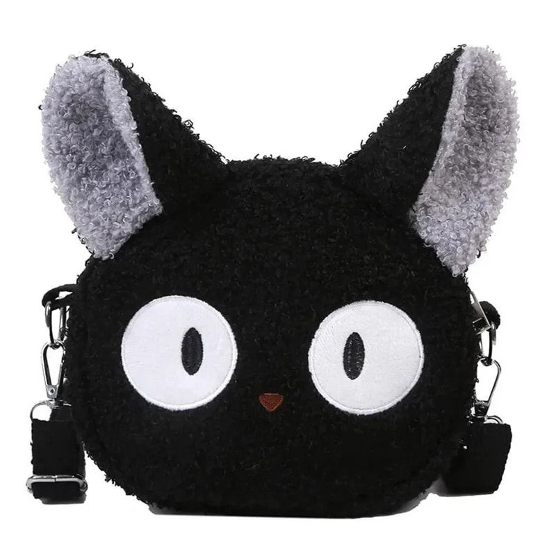 Kawaii Plush Cat Crossbody Bag For Women And Teens 5
