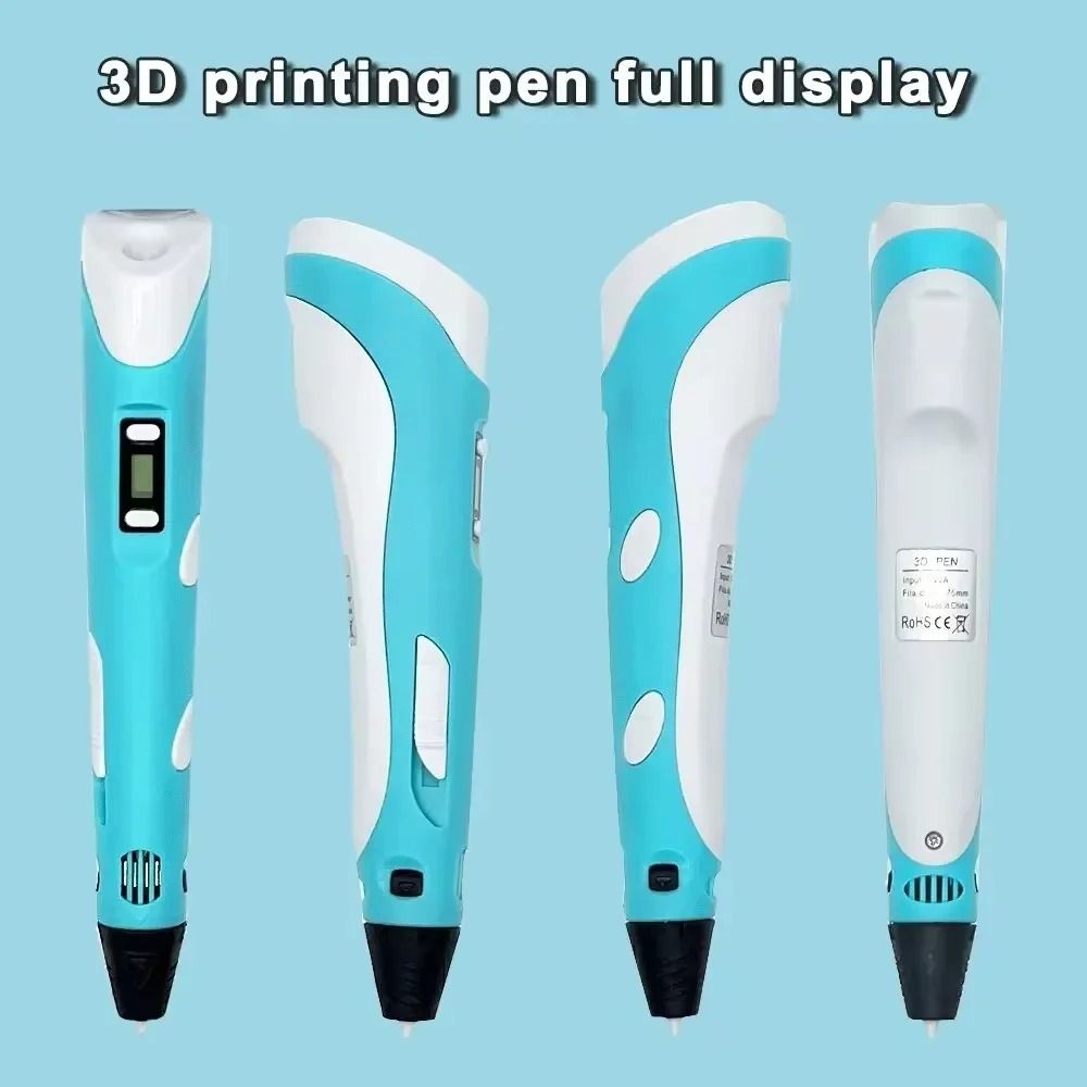 USB Rechargeable 3D Printing Pen With 9M PLA Filament For Kids And DIY Crafts 5