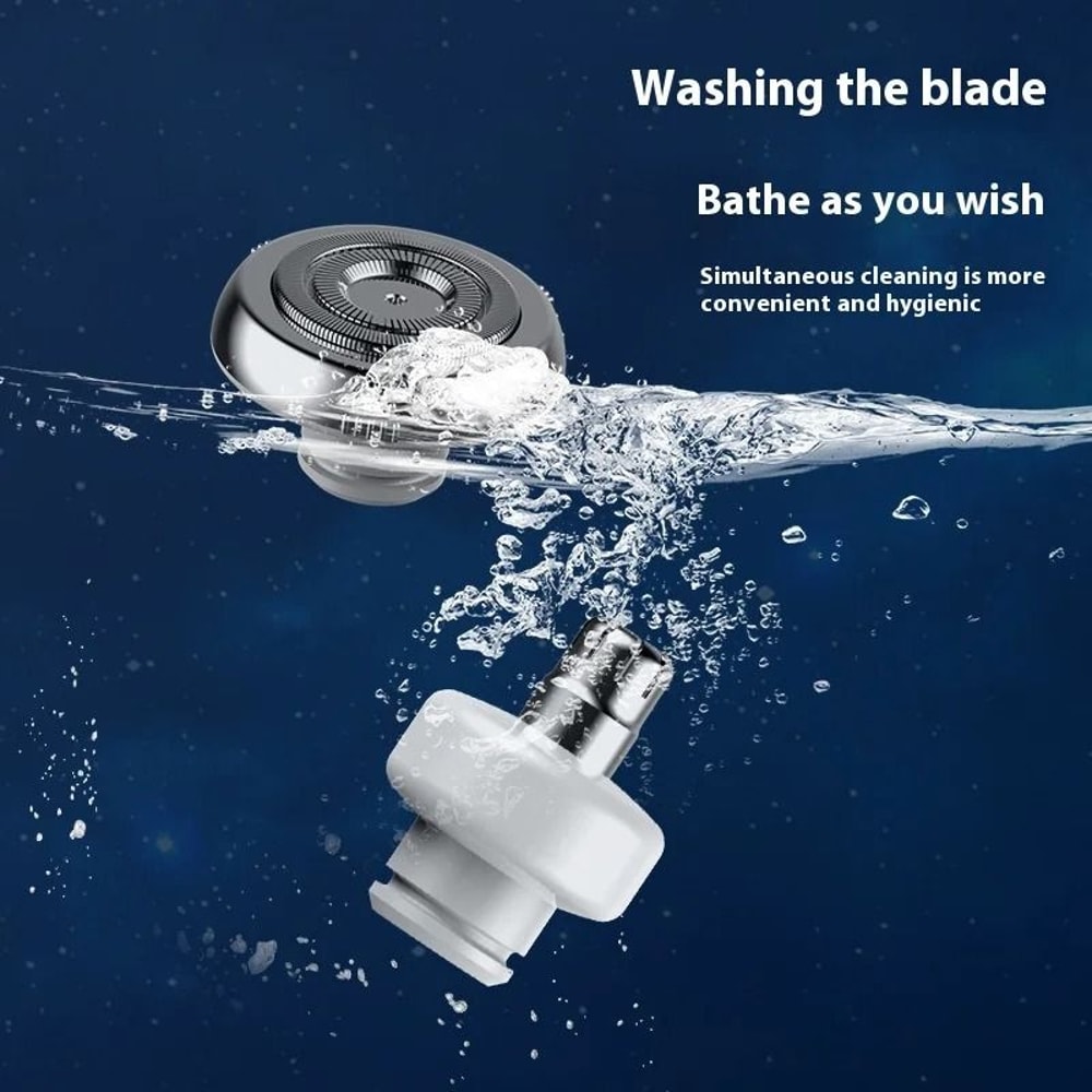 USB Rechargeable Pocket Electric Shaver With Nose Trimmer For Travel And Quick Clean Shaves 2