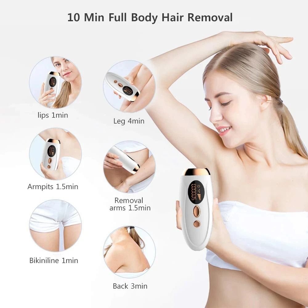 IPL Hair Removal Device For Women With 990000 Flashes And 5 Energy Levels 1