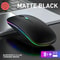 Rechargeable Silent Wireless Mouse With LED Backlight And Dual Mode Bluetooth 52 24GHz USB Receive 6