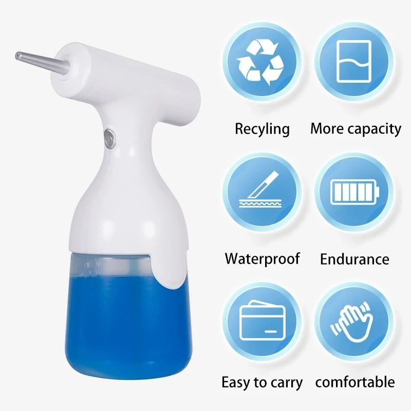 Rechargeable Electric Foam Spray Gun For Soap Shampoo And Cleaning Solution 2