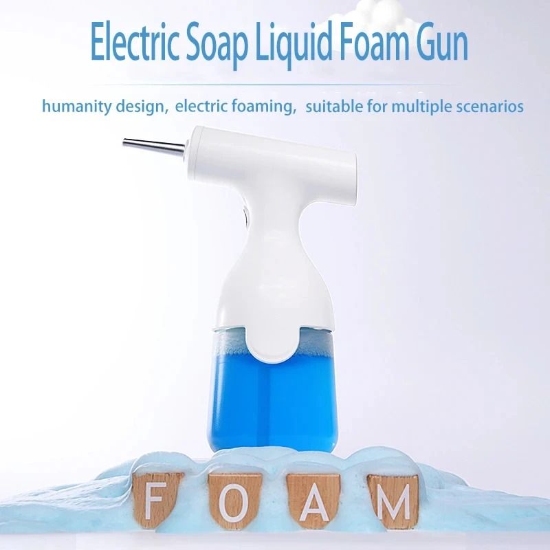 Rechargeable Electric Foam Spray Gun For Soap Shampoo And Cleaning Solution 4