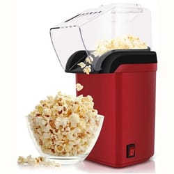 mini electric air popcorn maker fully automatic hot air popper for healthy popcorn at home