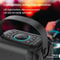 Portable Wireless Karaoke Speaker With Subwoofer Sound And LED Light Rings 3