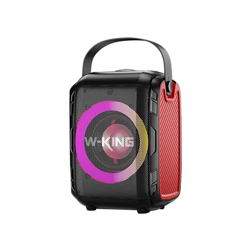 Portable Wireless Karaoke Speaker With Subwoofer Sound And LED Light Rings 6