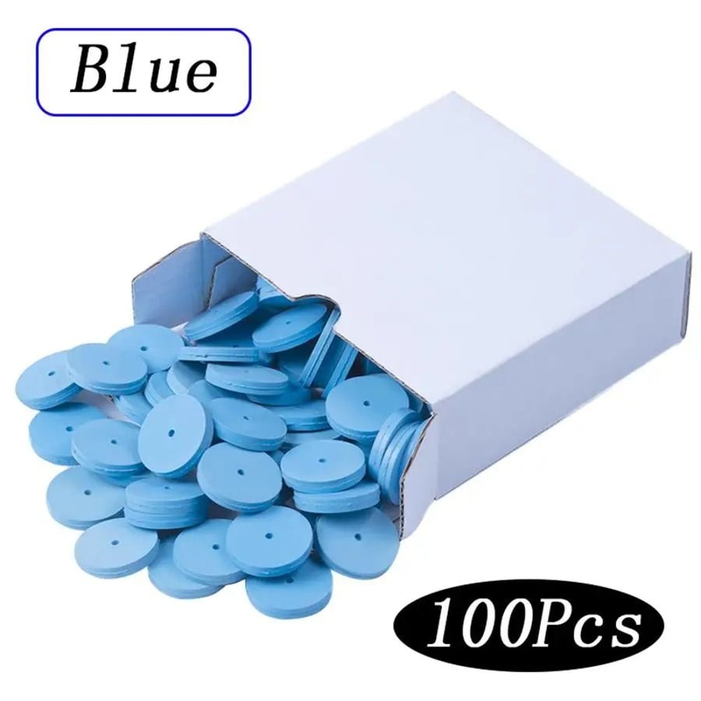 100pcs Dental Silicone Rubber Polishing Wheels For Ceramic Crowns And Porcelain Finishing 4