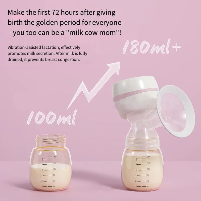 Wearable Electric Breast Pump High Suction Hands Free Milk Collector Quiet Painless Portable Pump 2