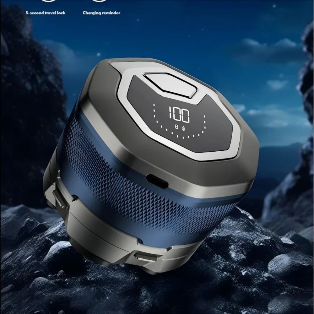 Electric Head Shaver For Bald Men 6D Magnetic Razor Waterproof Rechargeable LED Display Hair Trimme