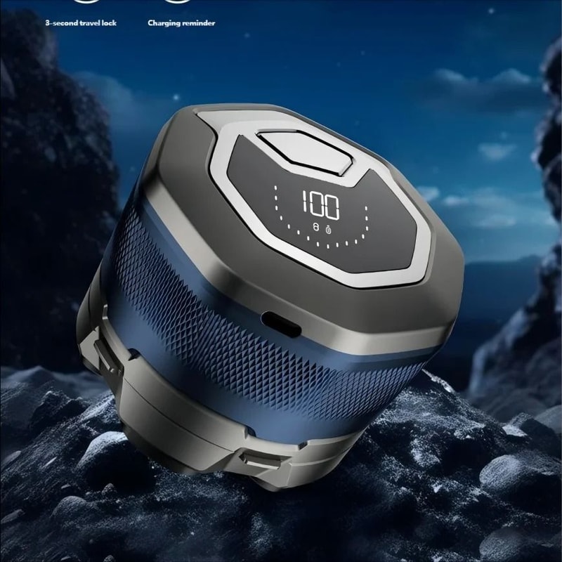 Electric Head Shaver For Bald Men 6D Magnetic Razor Waterproof Rechargeable LED Display Hair Trimme