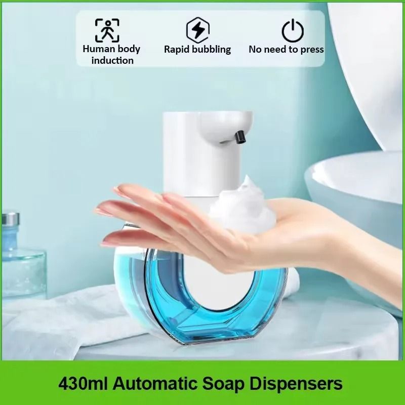 420ml Smart Automatic Soap Dispenser With 4Level Adjustable Foam Or Gel Output 2