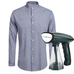 1500w handheld garment steamer with detachable 200ml tank and folding handle