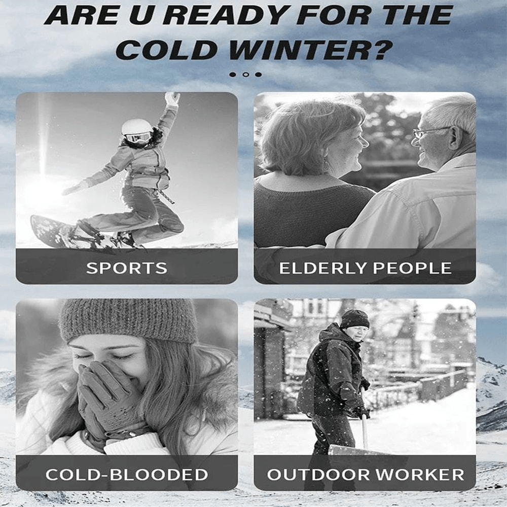 Heated zones lighting up on electric bodywarmer