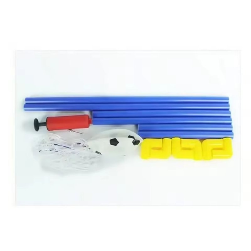 Indoor Mini Folding Soccer Goal Set For Kids With Stable PVC Frame 1