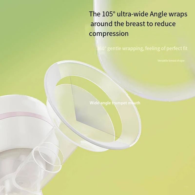 Wearable Electric Breast Pump With AntiBackflow Design And Quiet Suction 0