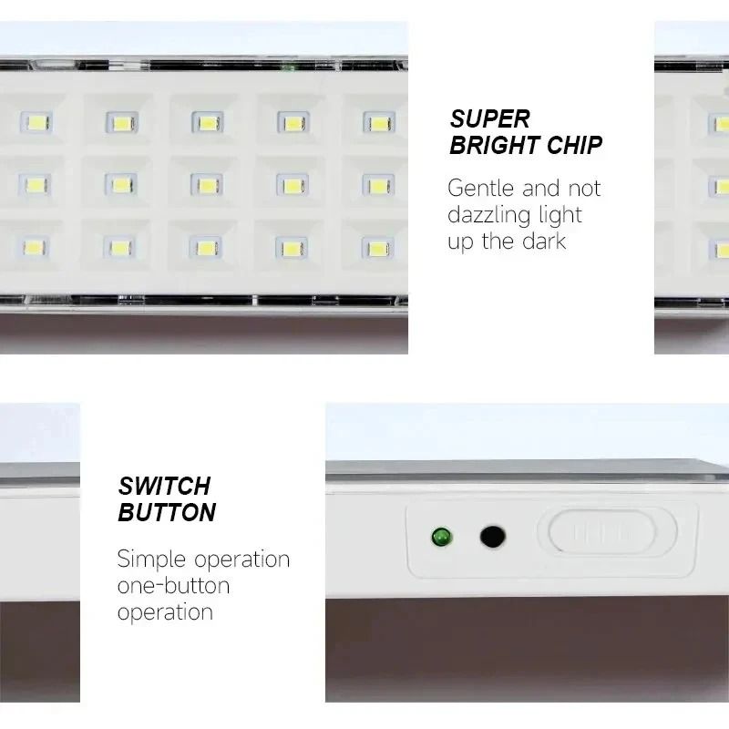 30 LED Emergency Evacuation Light With Dimmable Brightness And Power Failure Backup 4