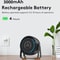USB Rechargeable Bladeless Fan With 100Speed Control And UltraQuiet Cooling 2