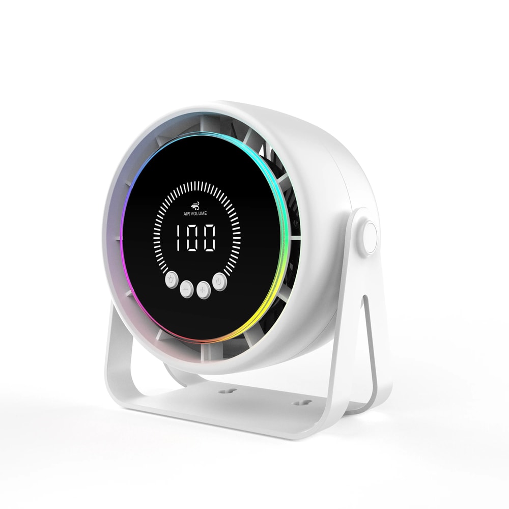 USB Rechargeable Bladeless Fan With 100Speed Control And UltraQuiet Cooling 6