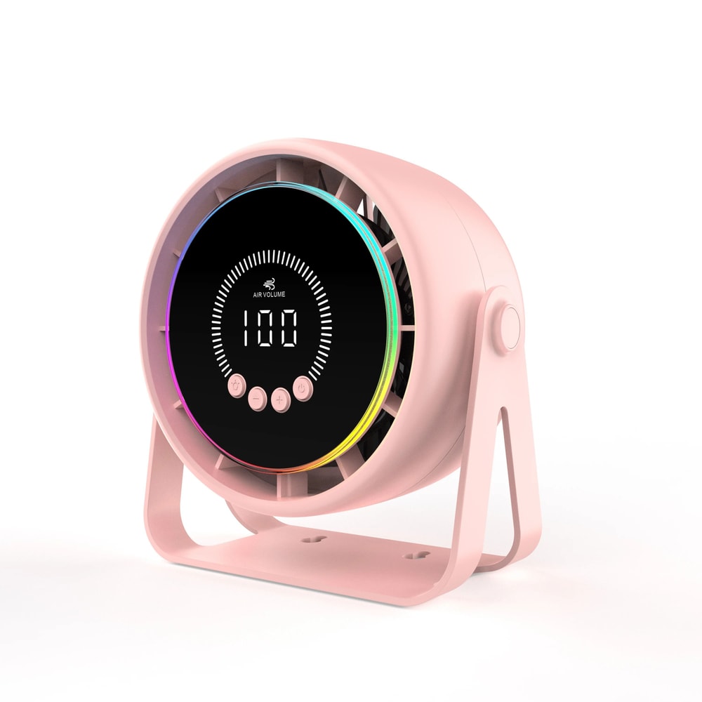 USB Rechargeable Bladeless Fan With 100Speed Control And UltraQuiet Cooling 7