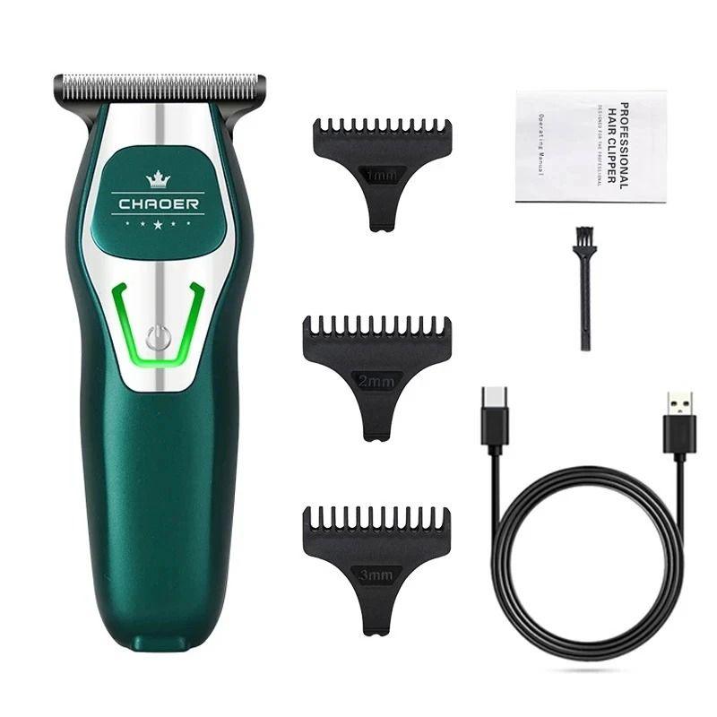Mini Rechargeable Hair Trimmer With Precision Stainless Steel Blade For Bald Head And Detail Groomi 7
