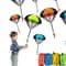 Kids Throwing Parachute Toy Set With Mini Soldier Figures For Outdoor Play 0