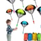 Kids Throwing Parachute Toy Set With Mini Soldier Figures For Outdoor Play 0