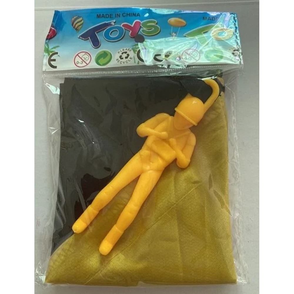 Kids Throwing Parachute Toy Set With Mini Soldier Figures For Outdoor Play 11