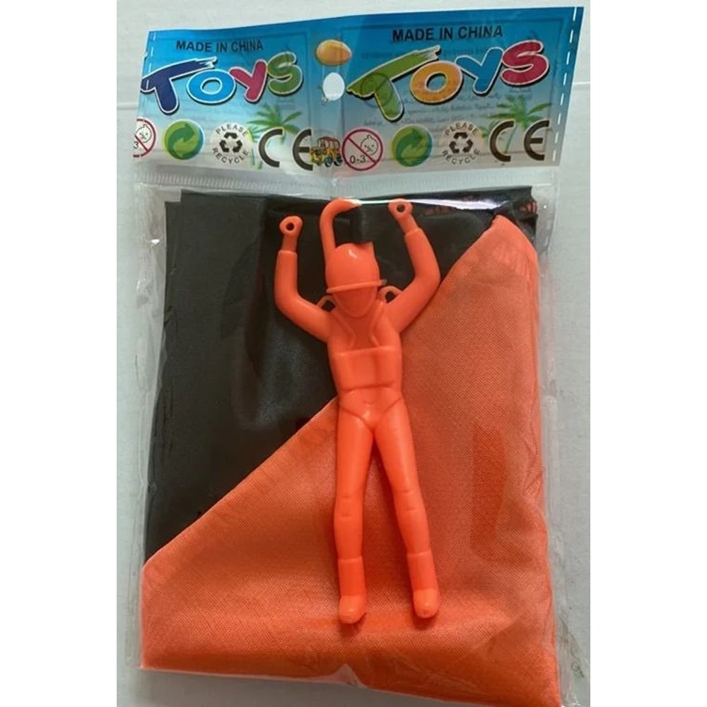 Kids Throwing Parachute Toy Set With Mini Soldier Figures For Outdoor Play 12