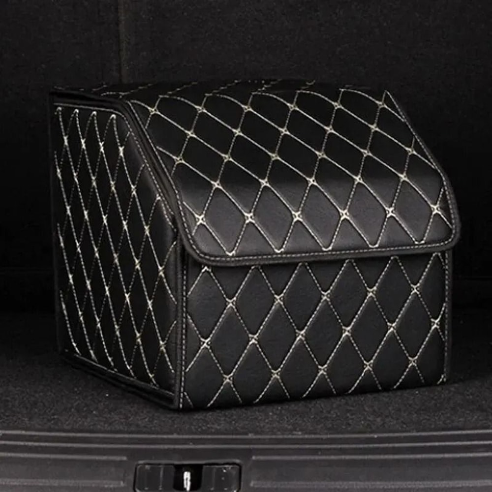 PU Leather Foldable Car Trunk Storage Box 1181 In For Organized Travel And Daily Use 0
