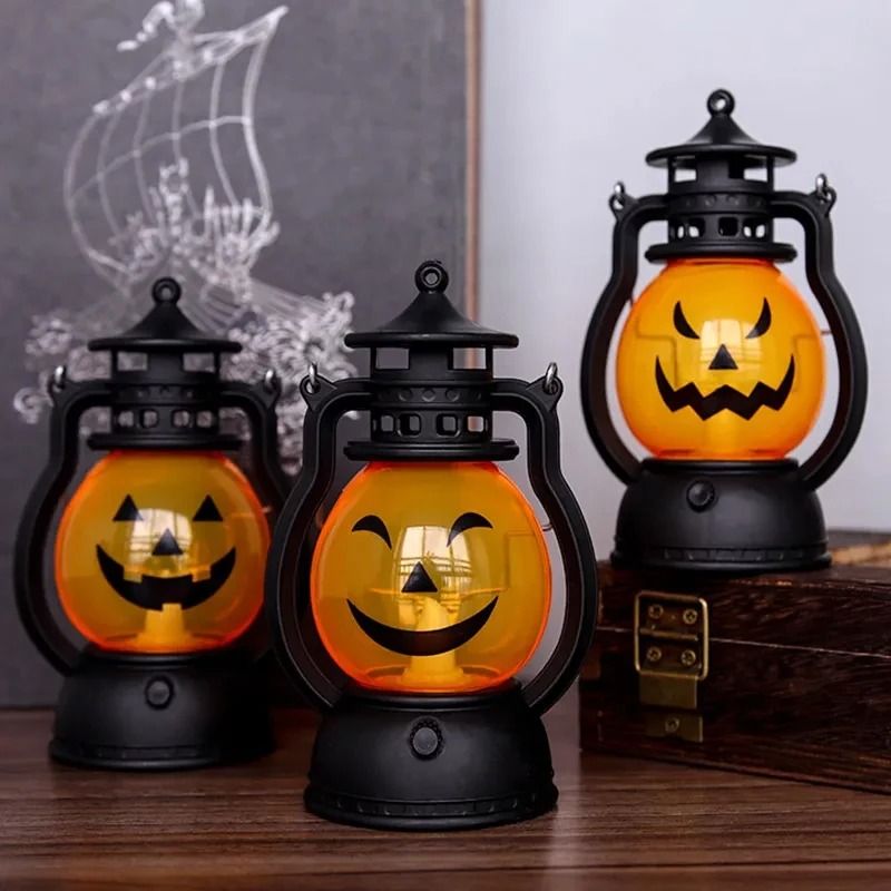 Halloween Pumpkin LED Lantern Light For Table Decor And Party Atmosphere 2
