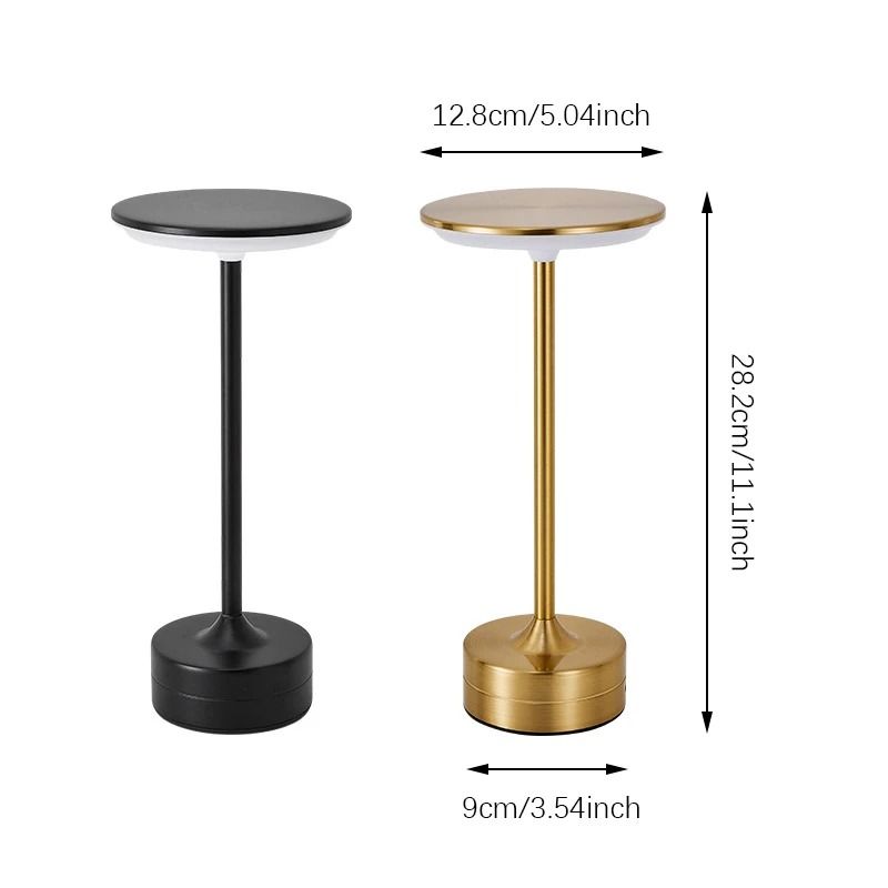 Rechargeable LED Touch Table Lamp With Three Tone Lighting And Infinite Dimming 1
