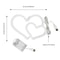Double Heart Neon LED Sign With Base And USB Or Battery Power For Room Decor And Parties 2