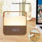 USB Rechargeable Night Light With Digital Clock And Dual Alarm For Bedroom And Nursery 3
