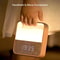 USB Rechargeable Night Light With Digital Clock And Dual Alarm For Bedroom And Nursery 0