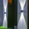 Solar Outdoor Wall Lamp With Up And Down Lighting Waterproof LED For Garden And Porch Decor 6