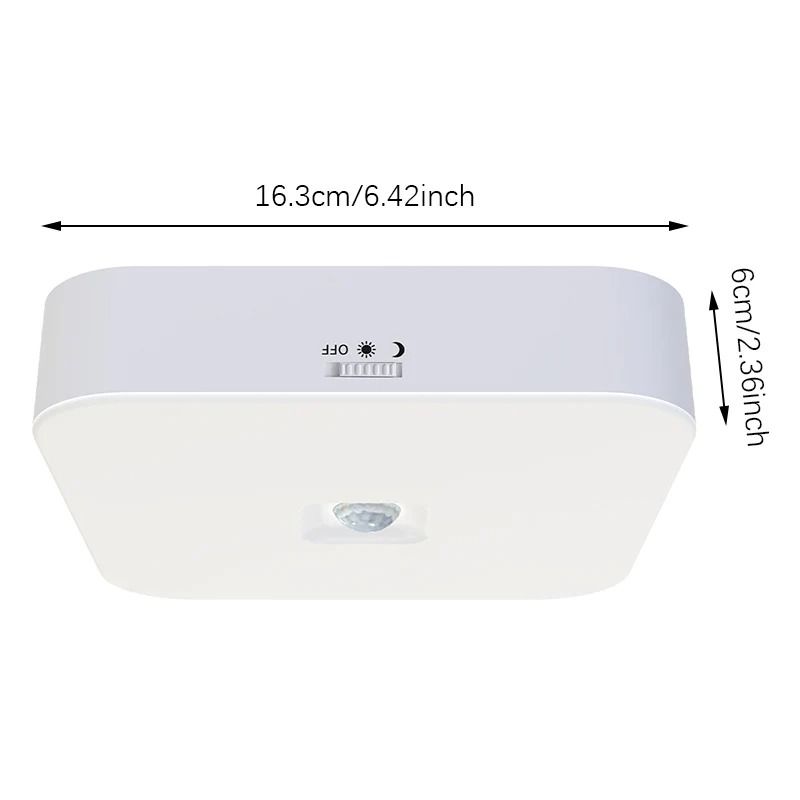 Wireless Motion Sensor Ceiling Light With Auto On Off And 100 Degree Detection For Closets And Pant 5