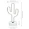 Cactus Neon LED Sign Table Lamp With USB Or Battery Power For Room Decor And Parties 1