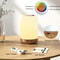 USB Rechargeable RGB Touch Night Light With Wood Grain Base And Timer For Bedroom And Kids Decor 3