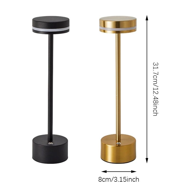 Touch Dimmable LED Desk Lamp With Aluminum Body And Three Tone Lighting For Bedroom And Reading 1