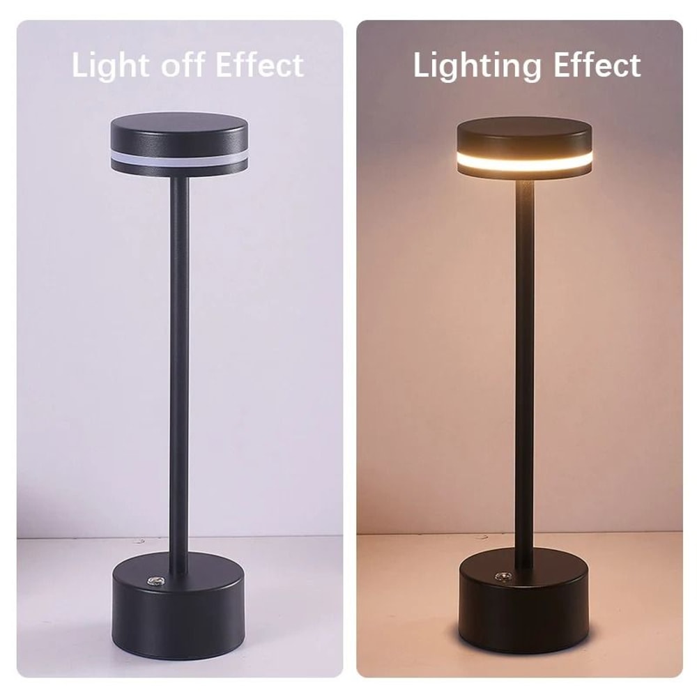 Touch Dimmable LED Desk Lamp With Aluminum Body And Three Tone Lighting For Bedroom And Reading 2